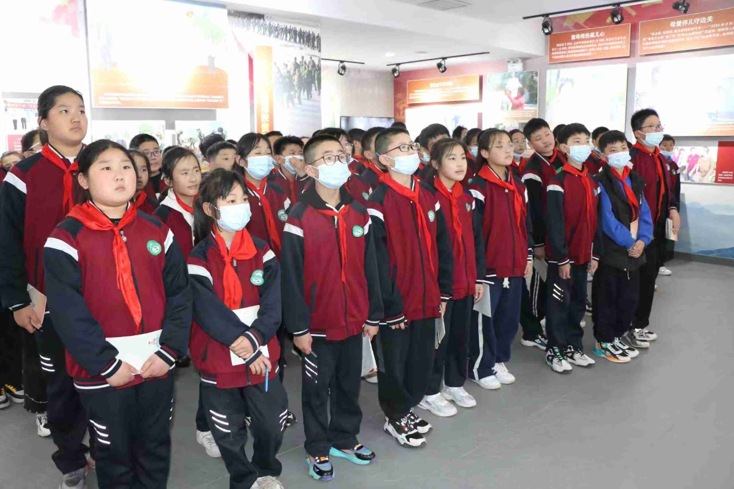 4月份河东区小学生到红嫂文化博物馆研学