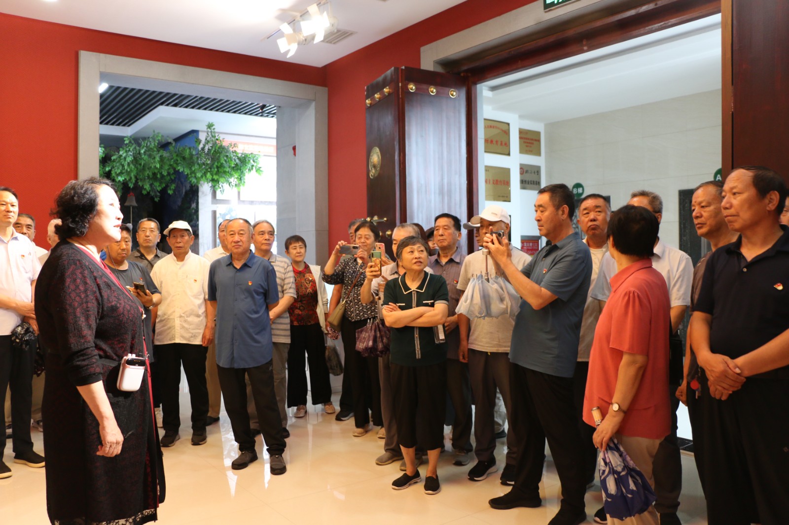 泰安市东平湖管理局参观红嫂文化博物馆