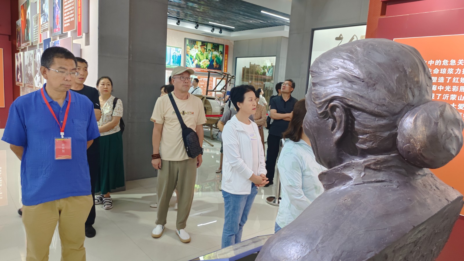 7月20日临沂大学到红嫂文化博物馆参观